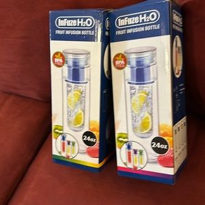 New in box fruit infused water bottles